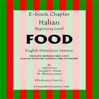 FOOD italian ebook cover