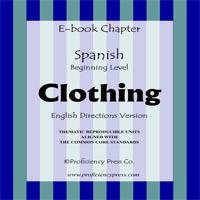 clothing spanish ebook new